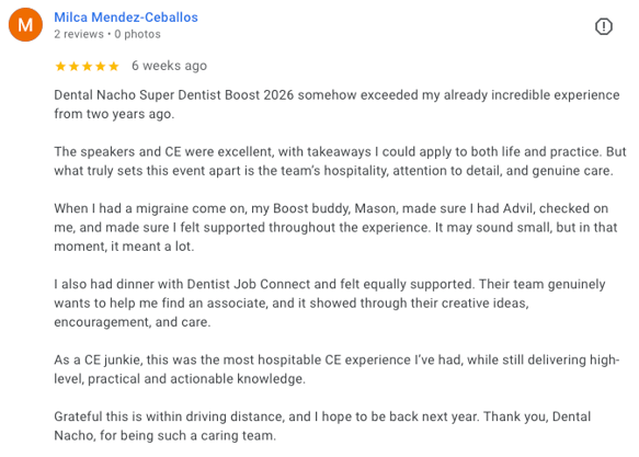 Dr. Milca Mendez-Ceballos Google Review Boost 2026